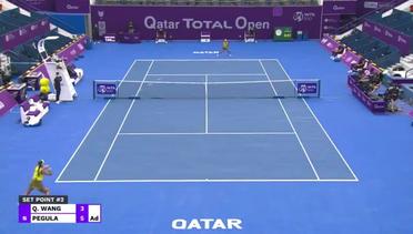 Match Highlights | Jessica Pegula 2 vs 0 Qiang Wang | WTA Qatar Total Open 2021