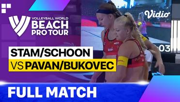 Full Match | Stam/Schoon (NED) vs Pavan/Bukovec (CAN) | Beach Pro Tour - Tepic Elite16, Mexico 2023