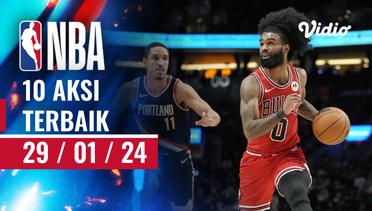 Top 10 | Aksi Terbaik - 29 Januari 2024 | NBA Regular Season 2023/24