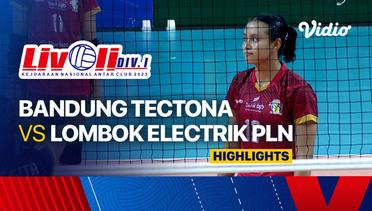 Final Putri: Bandung Tectona vs Lombok Electrik PLN - Highlights | Livoli Divisi 1 2023