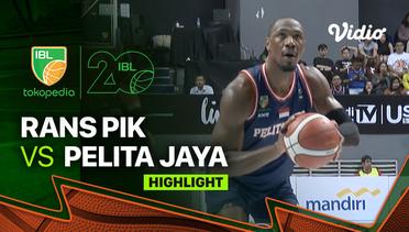 Highlights | RANS PIK Basketball vs Pelita Jaya Bakrie Jakarta | IBL Tokopedia 2023