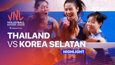 Match Highlights | Thailand vs Korea Selatan | Women’s Volleyball Nations League 2023
