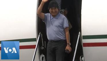 Exiled Bolivian President Evo Morales Arrives in Mexico