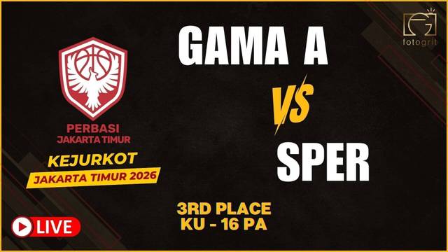 Putra: GAMA A vs SPER | Kejurkot Jakarta Timur U-16 - Full Match | Kejurkot Jakarta 2026