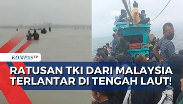 Terombang-ambing di Tengah Laut, Ratusan TKI dari Malaysia Diselamatkan oleh Nelayan!
