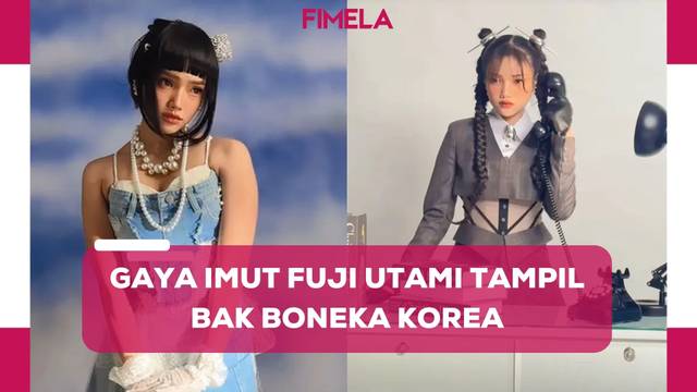 Gaya Imut Fuji Utami di Pemotretan Terbaru, Tampil Bak Boneka Korea hingga Anak Sekolah