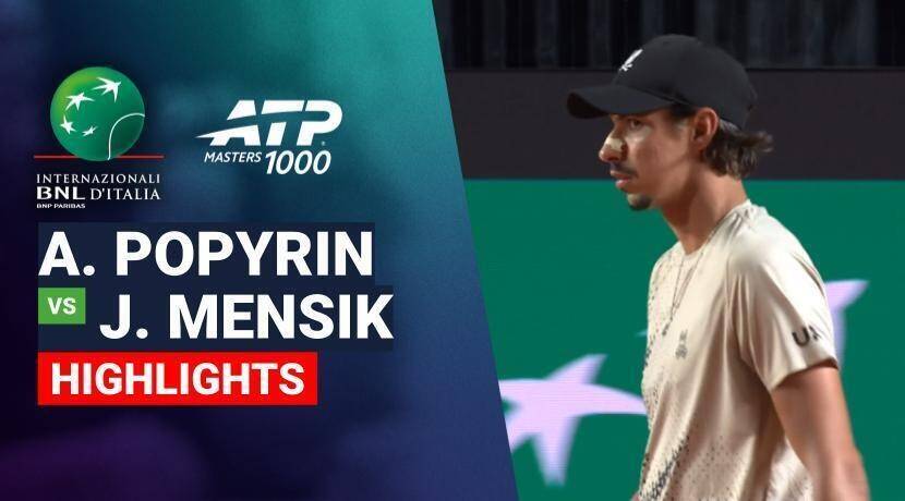 Alexei Popyrin vs Jakub Mensik - Round 2 (Supertennis Arena) | ATP 1000: Internazionali BNL d'Italia 2026