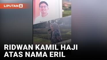 Datangi Makam Eril, Ridwan Kamil Minta Izin Naik Haji