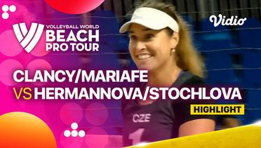 Highlights |  Clancy/Mariafe (AUS) vs Hermannova/Stochlova (CZE) | Beach Pro Tour Elite 16 Doha, Qatar 2023