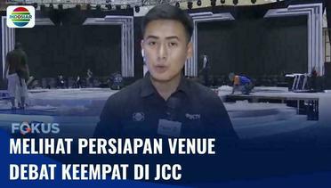 Live Report: Persiapan Lokasi Debat Keempat Cawapres di JCC Hampir Rampung | Fokus