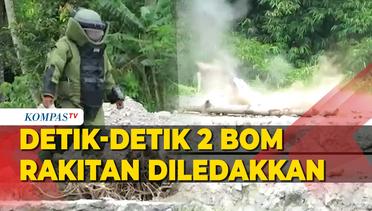 Detik-Detik Bom Rakitan Diledakkan Tim Jibom Gegana Sat Brimobda Yogyakarta
