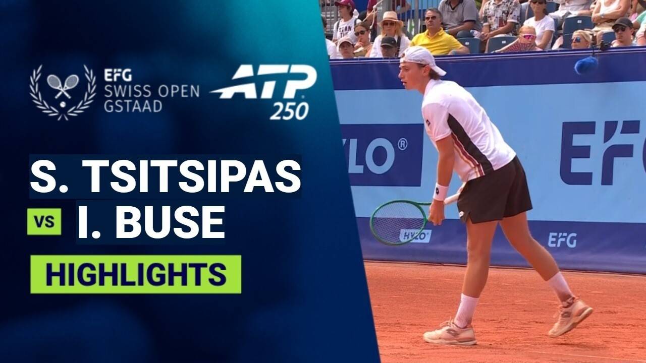 Stefanos Tsitsipas vs Ignacio Buse - Round 1 | ATP 250: EFG Swiss Open Gstaad 2026