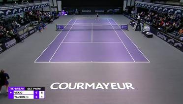 Match Highlights | Donna Vekic vs Clara Tauson | WTA Courmayeur Open 2021