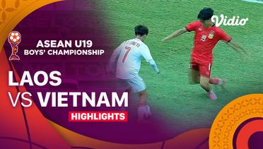 Laos vs Vietnam - Highlights | ASEAN U19 Boys Championship 2024