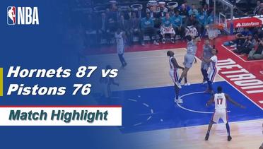 Match Highlight | Charlotte Hornets 87 vs 76 Detroit Pistons | NBA Regular Season 2019/20