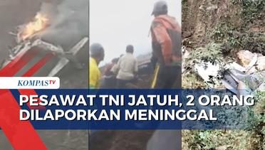 Pesawat TNI AU Jatuh di Lereng Gunung Bromo, 2 Orang Dilaporkan Meninggal