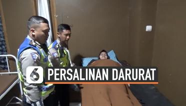 Evakuasi Ibu Hamil Terjebak Macet di Cimahi