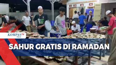 Posko Layanan Sahur Sediakan Ribuan Makanan Gratis Selama Ramadan
