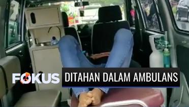 Sanksi Tak Pakai Masker di Ciamis: Pelanggar Ditahan di Dalam Mobil Ambulans