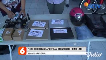 Pembobolan Toko Elektronik Dibekuk Polrestabes Surabaya