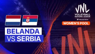 Belanda vs Serbia - Full Match | Women's Volleyball Nations League 2024