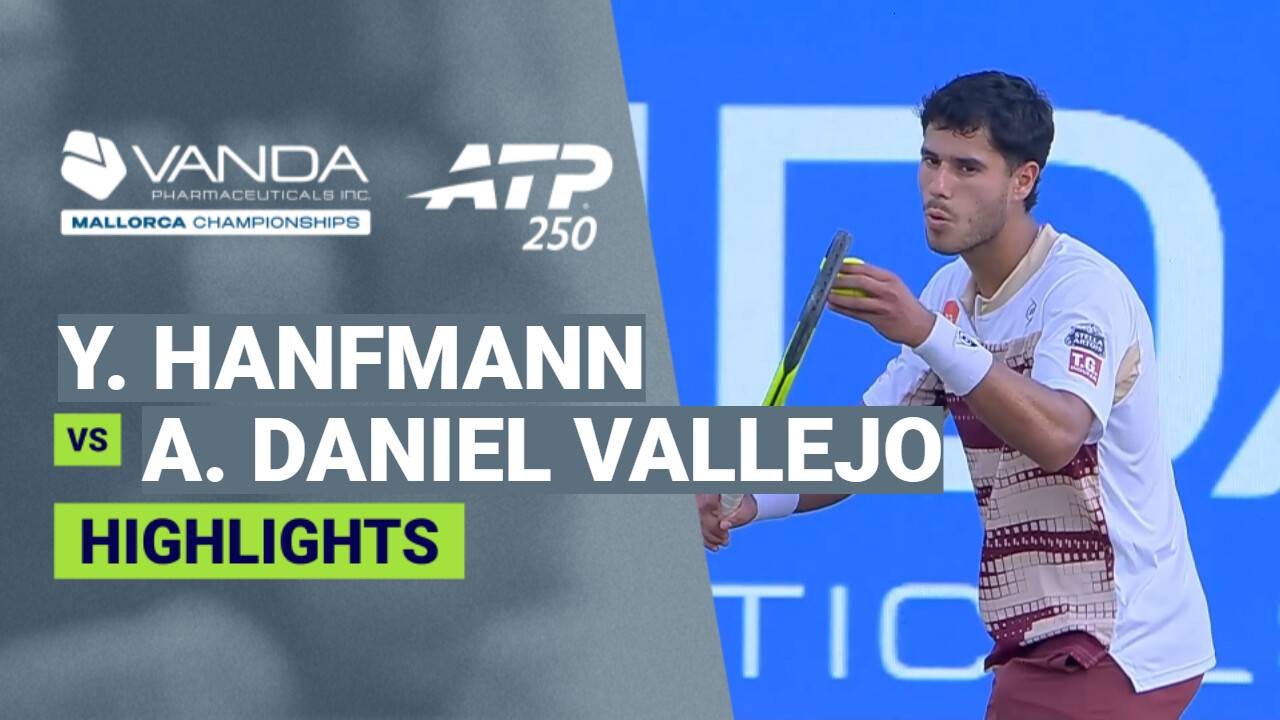 Yannick Hanfmann vs Adolfo Daniel Vallejo - Round 1 | ATP 250: Vanda Pharmaceuticals Mallorca Championships 2026