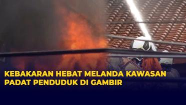 Kronologi Kebakaran di Kawasan Padat Penduduk di Gambir Jakarta Pusat
