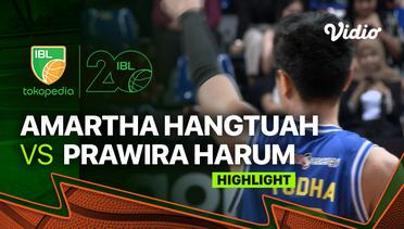Highlights | RJ Amartha Hangtuah Jakarta vs Prawira Harum Bandung | IBL Tokopedia 2023