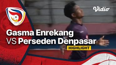Highlight - Gasma Enrekang vs Perseden Denpasar | Liga 3 Nasional 2021/22