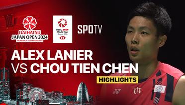 Men's Singles Final: Alex Lanier (FRA) vs Chou Tien Chen (TPE) - Highlights | Daihatsu Japan Open 2024 - Men's Singles Finals