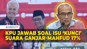 Jawaban Ketua KPU Hasyim Terkait Isu Kunci Suara Ganjar-Mahfud 17 Persen di Pemilu 2024
