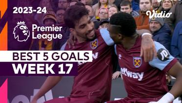 5 Gol Terbaik | Matchweek 17 | Premier League 2023/24