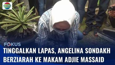 Perdana Keluar dari Lapas, Angelina Sondakh Ziarah ke Makam Adjie Massaid dan Mertua | Fokus