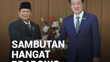 Prabowo Subianto Disambut Menhan Jepang Minoru Kihara