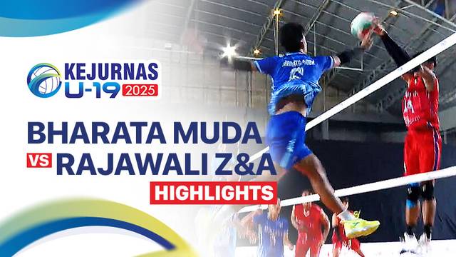 Putra: Bharata Muda vs Rajawali Z&A Jakarta - Highlight | Kejurnas Bola Voli Antarklub U-19 2025