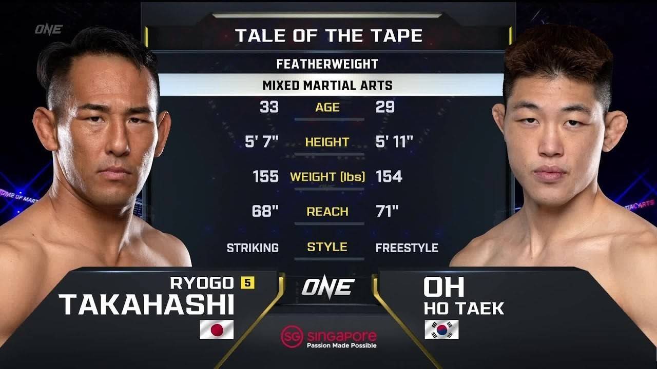 Ryogo Takahashi vs. Oh Ho Taek | ONE Championship Full Fight