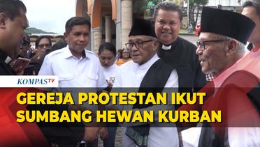 Sinode Gereja Protestan Maluku Berikan Hewan Kurban ke Masjid Al Fatah Ambon