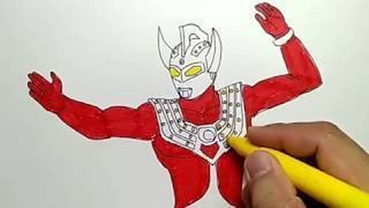 Cara Menggambar Ultraman Taro Dengan Keren Dan Mudah Vidio