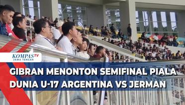 Gibran Menonton Semifinal Piala Dunia U-17 Argentina Vs Jerman