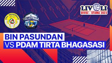 Putra: BIN Pasundan vs PDAM Tirta Bhagasasi Bekasi - Full Match | Livoli Divisi Utama 2023