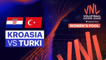Full Match | Kroasia vs Turki | Women’s Volleyball Nations League 2023