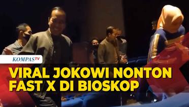 Viral Momen Presiden Jokowi Bareng Iriana Nonton Fast X di Bioskop