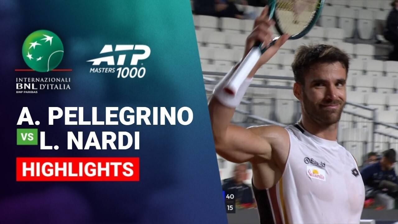 Andrea Pellegrino vs Luca Nardi - Round 1 (BNP Paribas Arena) | ATP 1000: Internazionali BNL d'Italia 2026