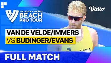 Full Match | Van de Velde/Immers (NED) vs Budinger/Evans (USA) | Beach Pro Tour - Challenge Saquarema, Brazil 2023
