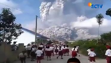Gunung Sinabung Meletus, Siswa SD di Karo Histeris - Liputan6 Siang