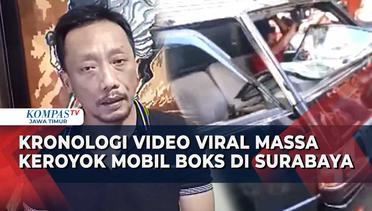 Video Viral Warga Keroyok Sopir Mobil Boks Halangi Mobil Jenazah di Kecamatan Semampir Surabaya!