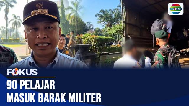 Pelajar Kecanduan Game Dikirim ke Barak Militer, Suasana Haru Warnai Keberangkatan | Fokus