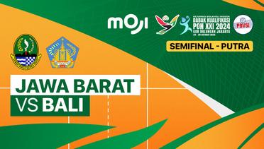 Semifinal Putra: Jawa Barat vs Bali - Full Match | Babak Kualifikasi PON XXI Bola Voli
