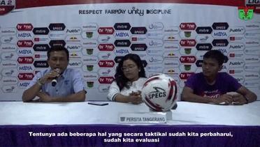 HOME GAME LIGA 2 2019: Pre-Match Press Conference Pertandingan Persita Vs Blitar Bandung Utd