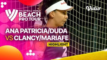 Highlights | Quarterfinals: Ana Patricia/Duda (BRA) vs Clancy/Mariafe (AUS) | Beach Pro Tour Elite 16 Doha, Qatar 2023